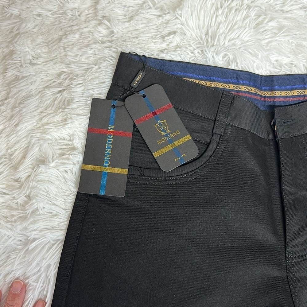 NWT Moderno Signature Black Jeans (Pants) 32x33 - Picture 5 of 10